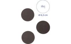 Silwy® Magnet-Pads 6,5 Cm 4er Set Schwarz -Camping Förderung 336521 2524417