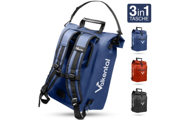 Valkental ValkOne 3-in-1 Fahrradtasche 25 Liter Gelb 4 Valkental ValkOne 3-in-1 Fahrradtasche 25 Liter Gelb – Bild 4