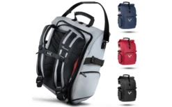 Valkental ValkPro 3-in-1 Fahrradtasche 26 Liter Grau-reflektierend -Camping Förderung 651366 4601400 1