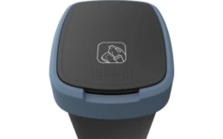 Rotho Twist Abfalleimer Mit Schwing- Und Klappdeckel 10 Liter Horizon Blau -Camping Förderung 689031 4830092