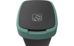 Rotho Twist Abfalleimer Mit Schwing- Und Klappdeckel 10 Liter Horizon Blau -Camping Förderung 689040 4830122