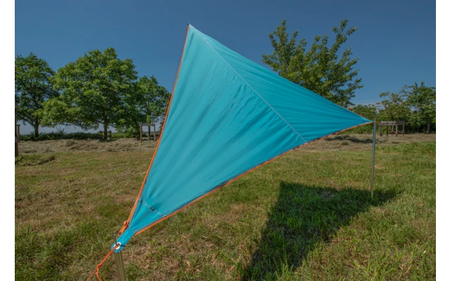 Bent Zip-Canvas Single Verbindbares Sonnensegel 250 X 250 X 250 Cm Türkis 2 Bent Zip-Canvas Single Verbindbares Sonnensegel 250 X 250 X 250 Cm Türkis – Bild 2