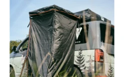 Vickywood Duschzelt Mit Regenhaube 100 Cm Schwarz -Camping Förderung 696233 4715327